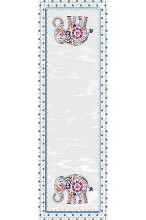 سرویس آمریکائی آبی مستطیل RugViva - کد 350532877