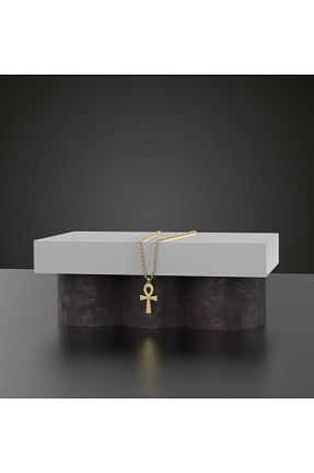 گردنبند نقره طلائی زنانه 925 عیار GÜMÜŞ - کد 349174717