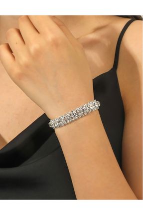 دستبند جواهر طوسی زنانه کد 349838994