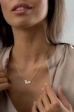 گردنبند نقره طلائی زنانه 925 عیار GÜMÜŞ - کد 351870664