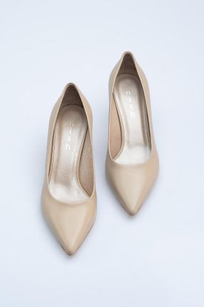 کفش کلاسیک بژ زنانه چرم خالص lizshoe - کد 351188702