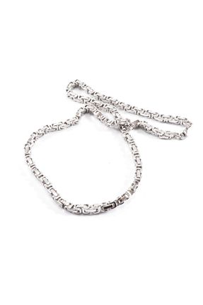 گردنبند استیل ( فولاد ) مشکی زنانه زنجیر Tedz Collection - کد 75336790