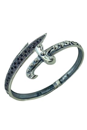 دستبند نقره مردانه 925 عیار MaGümüş - کد 75616373