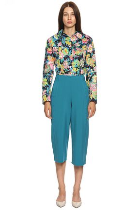 شلوار سبز زنانه مخلوط پلی استر Karen Millen - کد 54085358