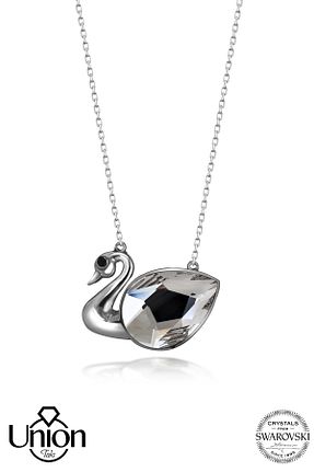 گردنبند نقره زنانه 925 عیار Swarovski - کد 694809107