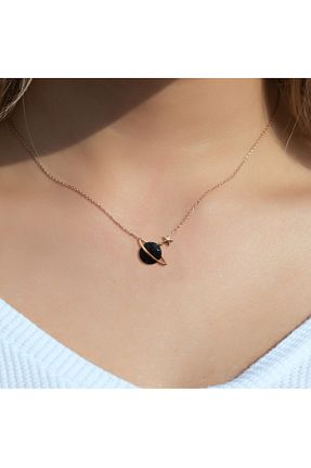 گردنبند نقره صورتی زنانه 925 عیار Takılingo - کد 75819695