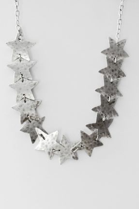 گردنبند جواهر زنانه روکش نقره کد 4152962