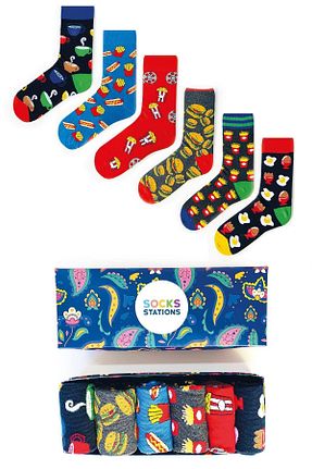 جوراب سفید مردانه پنبه ای Socks Stations - کد 75912252