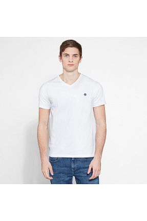تیشرت سفید مردانه اسلیم فیت Timberland - کد 4137907