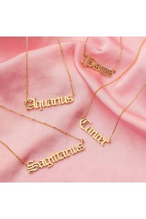 گردنبند نقره طلائی زنانه 925 عیار GÜMÜŞ - کد 351870594