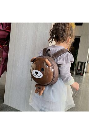 کیف مدرسه قهوه ای بچه گانه Petityu - کد 353641407