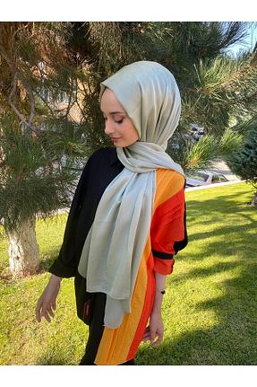 شال سبز زنانه پلی استر KROREN - کد 353762585