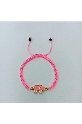 دستبند جواهر صورتی زنانه FEELİNG JEWELRY - کد 353642974