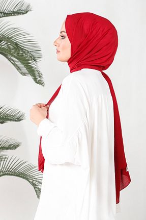 روسری زرشکی 70 * 180 HAREM SCARF - کد 353826965