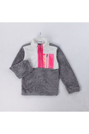 سوئیشرت طوسی بچه گانه ساده Esterella - کد 354032606