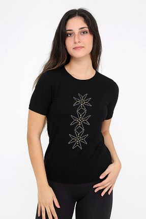 بلوز مشکی زنانه ساده Rubadi - کد 353751146