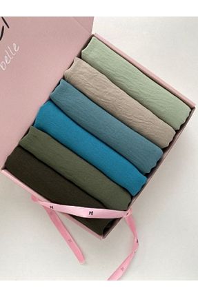 شال فیروزه ای زنانه جاز öz ergül - کد 353787523