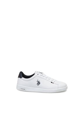 کفش اسنیکر سفید مردانه بند دار U.S. Polo Assn. - کد 354538333