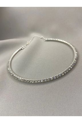 گردنبند جواهر زنانه فلزی کد 355025217