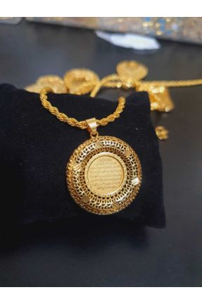 گردنبند جواهر طلائی زنانه روکش طلا کد 355174755