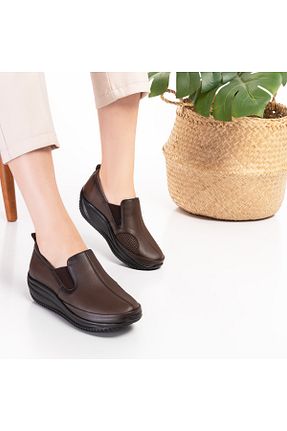 کفش کژوال قهوه ای زنانه چرم خالص Mira Terlik - کد 355268334