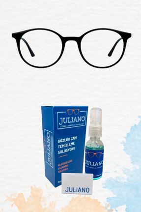 عینک آفتابی مشکی زنانه 48 UV400 پلاستیک مات گرد کد 97064059