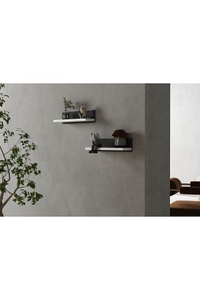 قفسه دیواری طوسی 40 سانتی متر Nettrends - کد 354486068