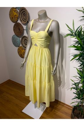 لباس زرد زنانه بافتنی کد 323527542
