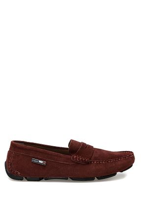 کفش لوفر زرشکی مردانه چرم خالص U.S. Polo Assn. - کد 354760152