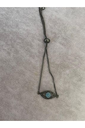 دستبند جواهر مشکی زنانه زیرکن Gönülden Tasarım - کد 354867277