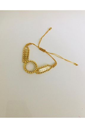 دستبند جواهر زرد زنانه روکش طلا Çelikoğlu Kuyumculuk - کد 354955897