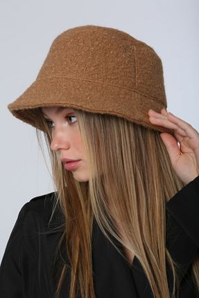 کلاه قهوه ای زنانه خز مصنوعی BALIENTE - کد 355344415