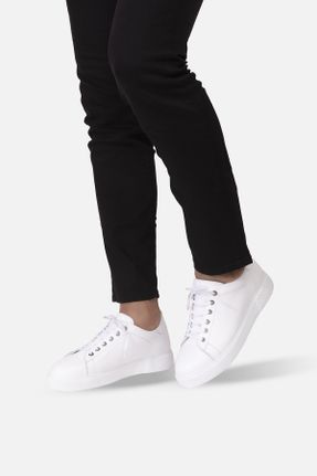 کفش کژوال سفید مردانه پاشنه کوتاه ( 4 - 1 cm ) پاشنه ساده کد 355626729