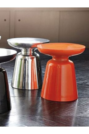 میز عسلی نارنجی فلزی Evka - کد 80279704