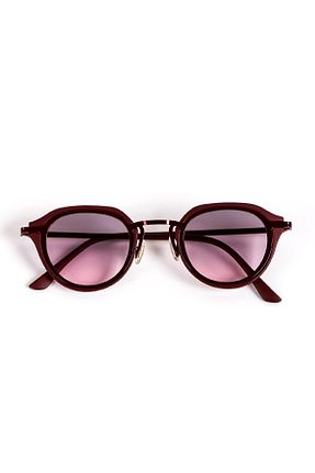 عینک آفتابی زرشکی زنانه UV400 Eyesofia - کد 346901702