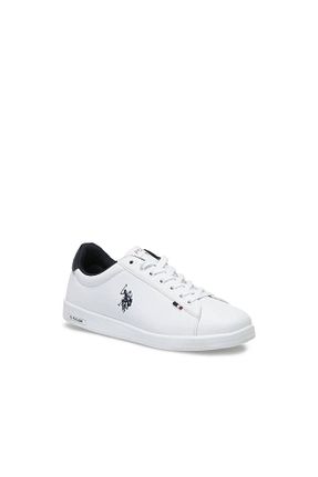 کفش اسنیکر سفید مردانه بند دار U.S. Polo Assn. - کد 354538333