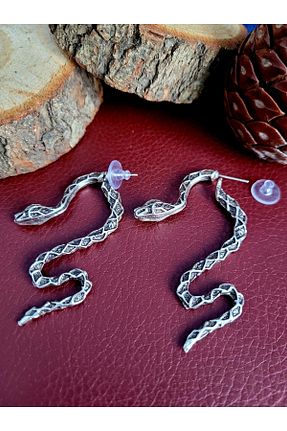 گوشواره نقره زنانه Antique Dolunay - کد 354933912