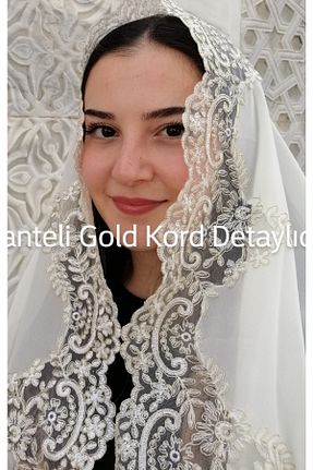 روسری نباتی شیفون Lady Rio - کد 158241261