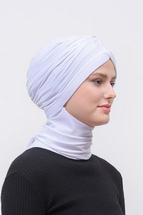 کلاه شنای حجاب سفید زنانه Altobeh - کد 356024675