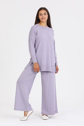 شلوار حجاب بنفش زنانه بافتنی Niliwi - کد 356113969