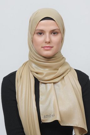 شال بژ زنانه شیفون Altobeh - کد 356195067