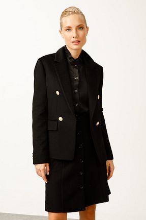 کت مشکی زنانه Blazer Ekol - کد 356214712