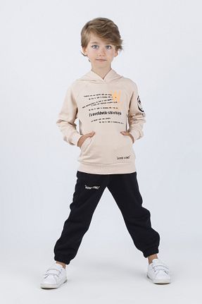 ست گرمکن بژ بچه گانه پنبه ای DMB BOYS & GIRLS - کد 356340507