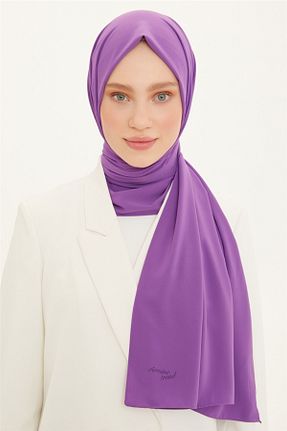 شال بنفش زنانه Medine İpeği Armine - کد 356512684