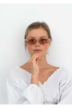 عینک آفتابی قهوه ای زنانه UV400 Eyemood - کد 356574522