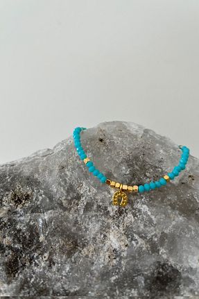 دستبند جواهر فیروزه ای زنانه منجق Tupek Store - کد 356629690