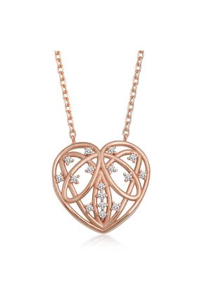 گردنبند نقره رنگی زنانه 925 عیار mikudesign - کد 356651999