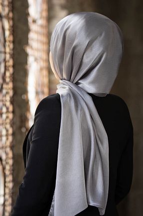 شال طوسی زنانه شیفون VİOLLA - کد 356688321