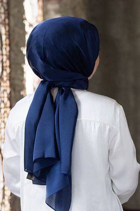 شال سرمه ای زنانه شیفون VİOLLA - کد 356688386
