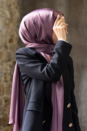 شال سرمه ای زنانه شیفون VİOLLA - کد 356688406